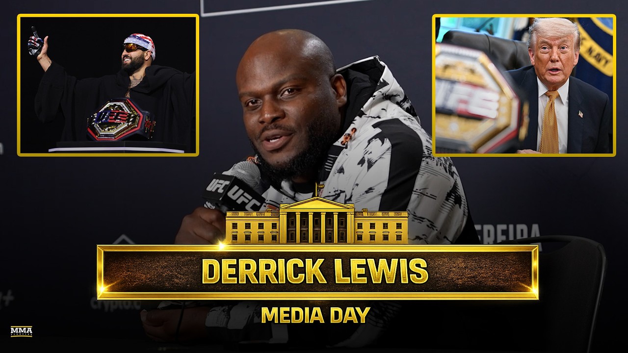 Derrick Lewis Gives NSFW Response To Drug Test Jacket, Talks Josh Hokit Fight - MMA Fighting