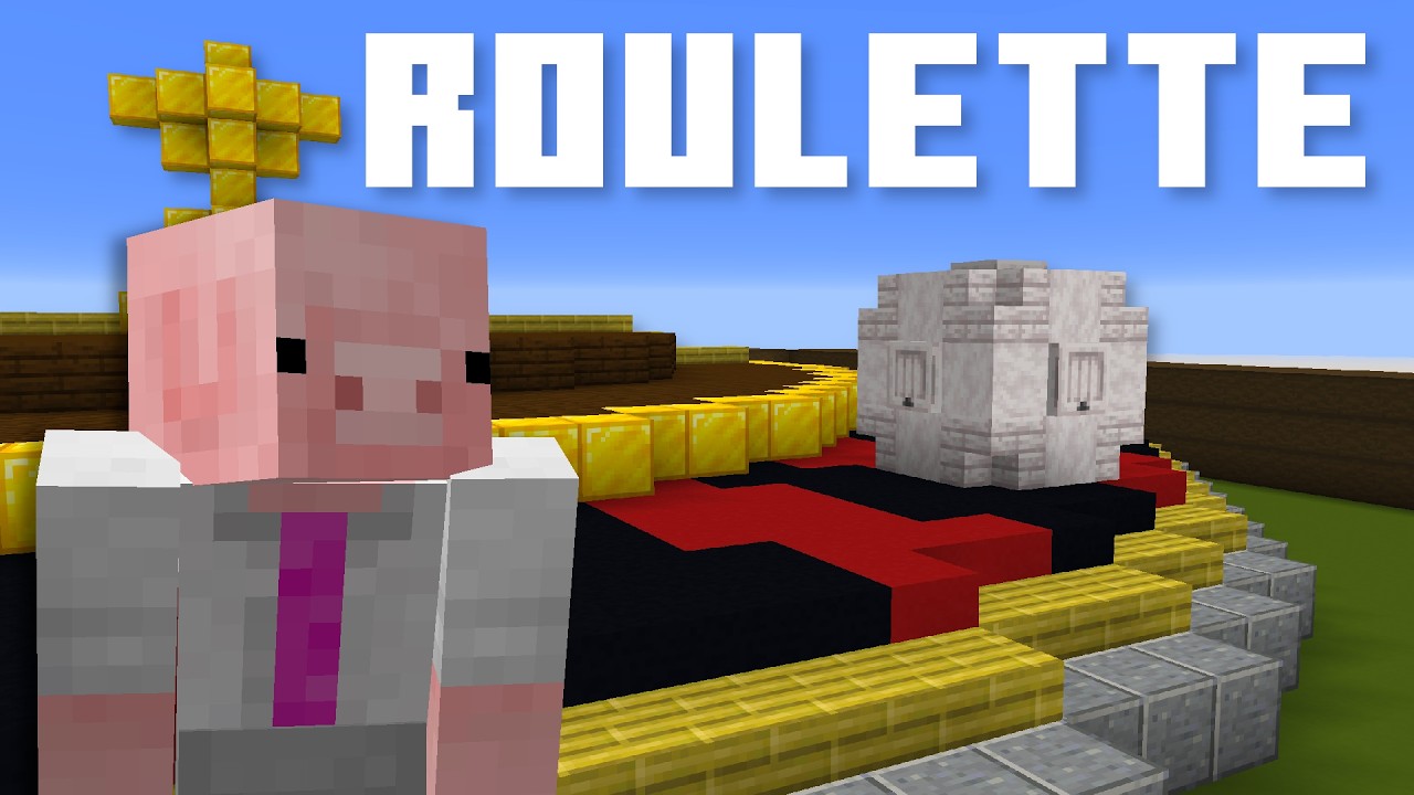 Using Physics to make an accurate Roulette table in Minecraft