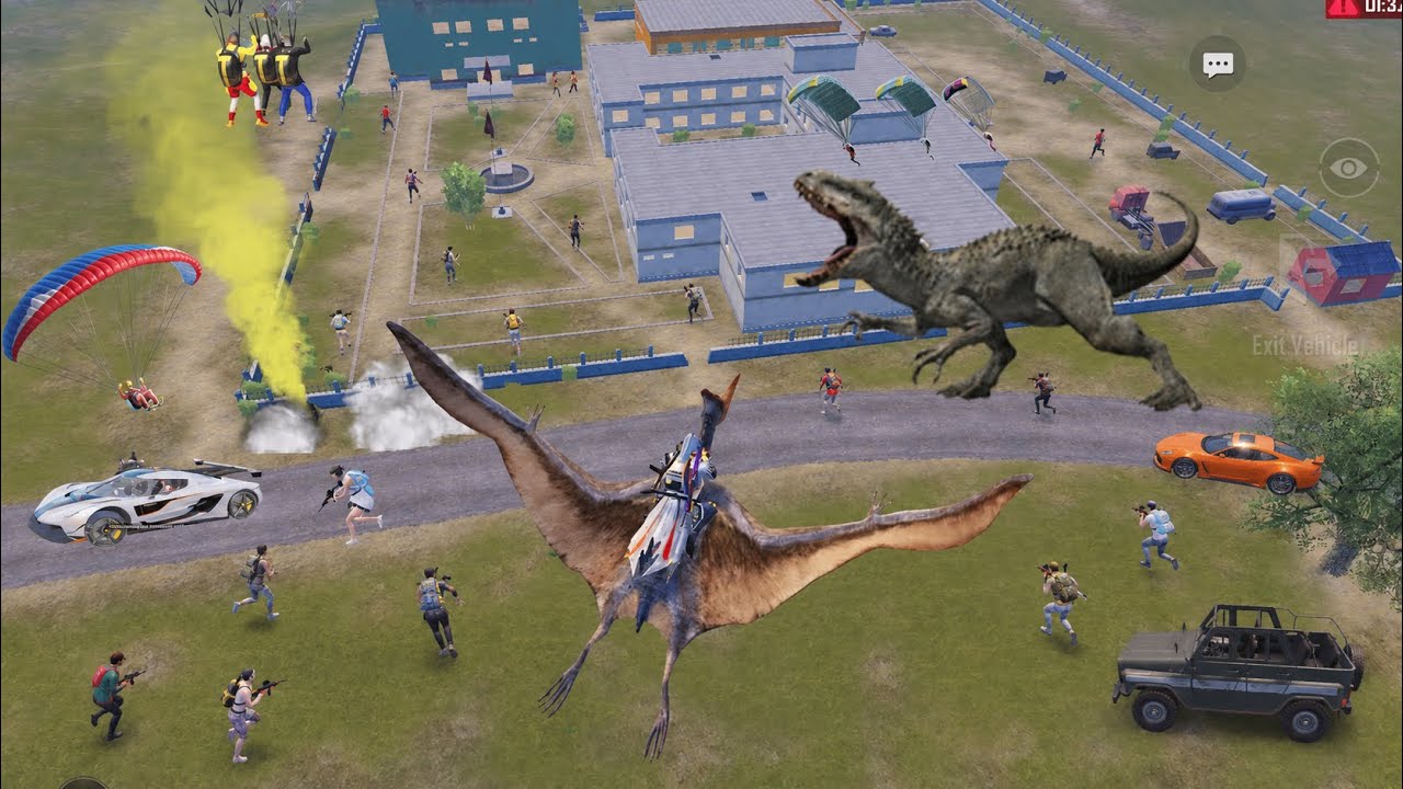 MY BESY RUSH GAMEPLAY IN DINOGROUND MODE 😎 pubg mobile bgmi background