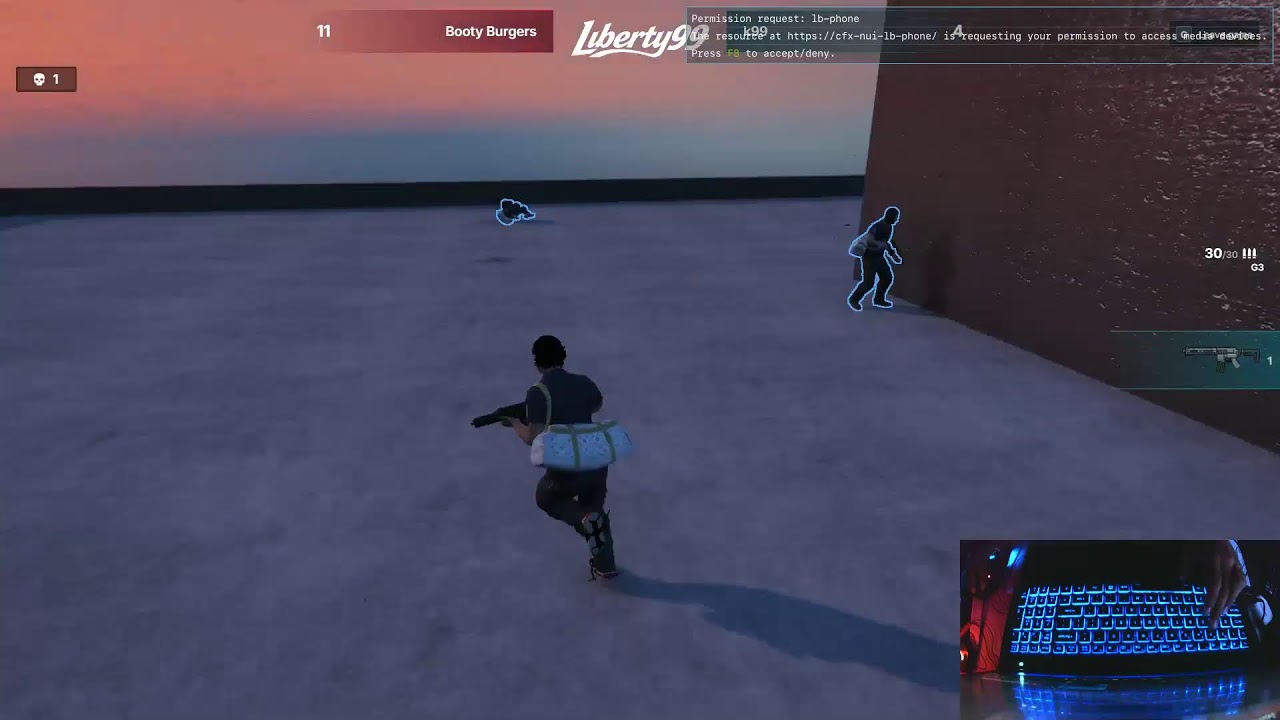 playing gta 5 fivem