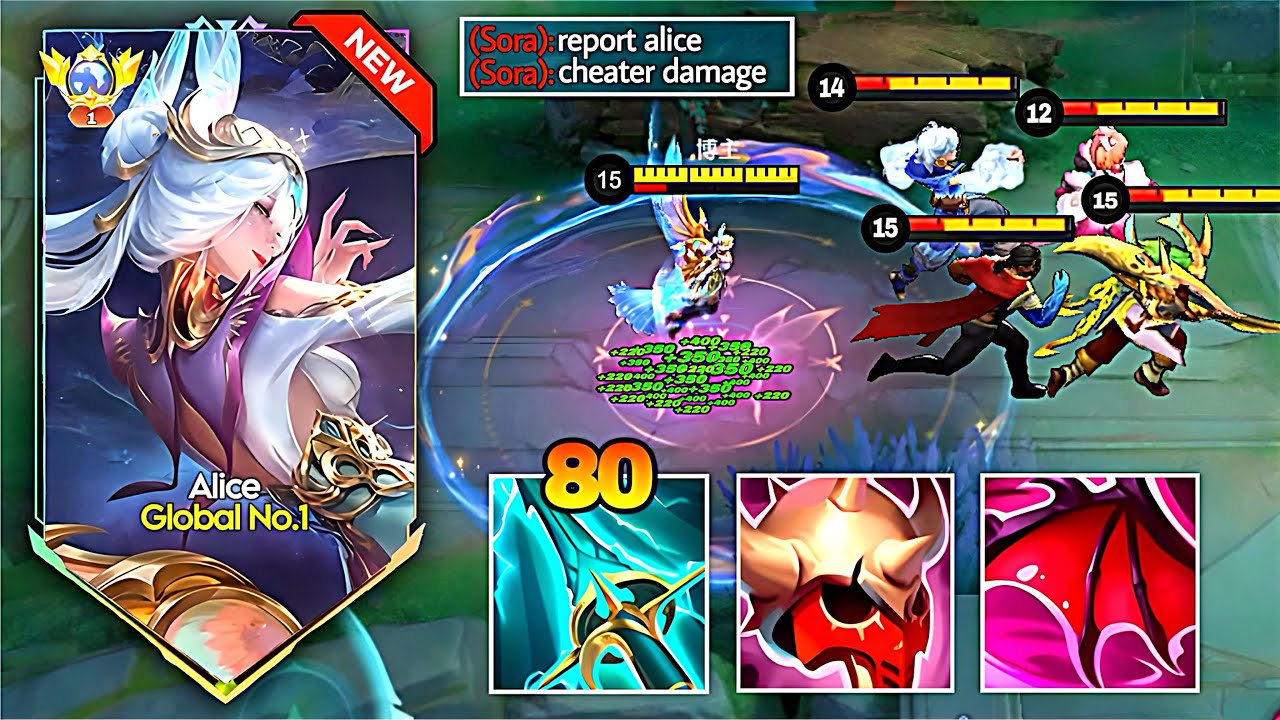 ALICE + SKY PIERCER IS BROKEN! ๐ฑ ONE COMBO = INSTANT KILL! | ALICE MOBILE LEGENDS
