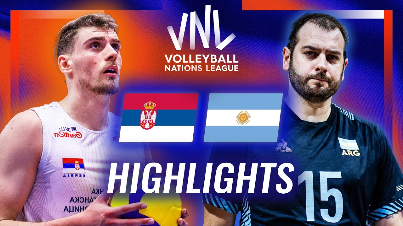 Serbia π·πΈ vs. Argentina π¦π· - Highlights | Week 1 | Men's VNL 2026