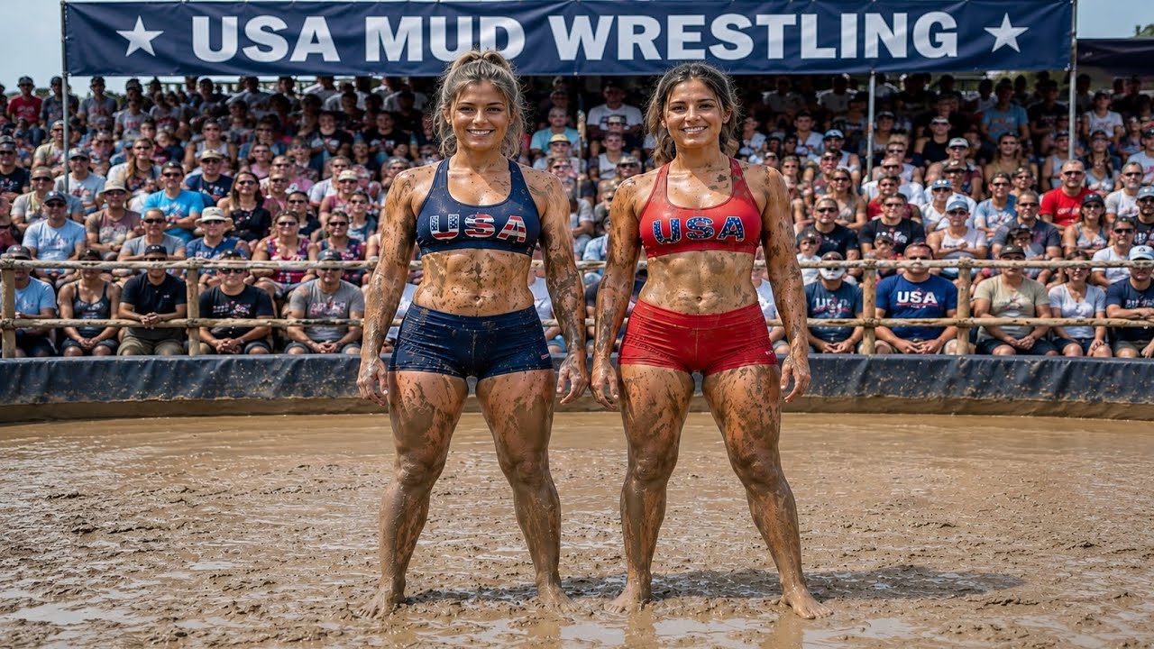USA Women's Mud Wrestling Challenge 2025 ЁЯЗ║ЁЯЗ╕ | Strength, Balance & Determination