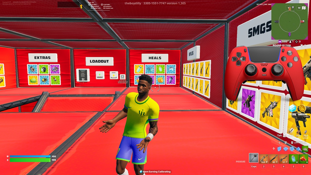 *NEW* VINI JR SKIN Fortnite 3v3v3v3 Go Goated ЁЯРРZone Wars GameplayЁЯОо