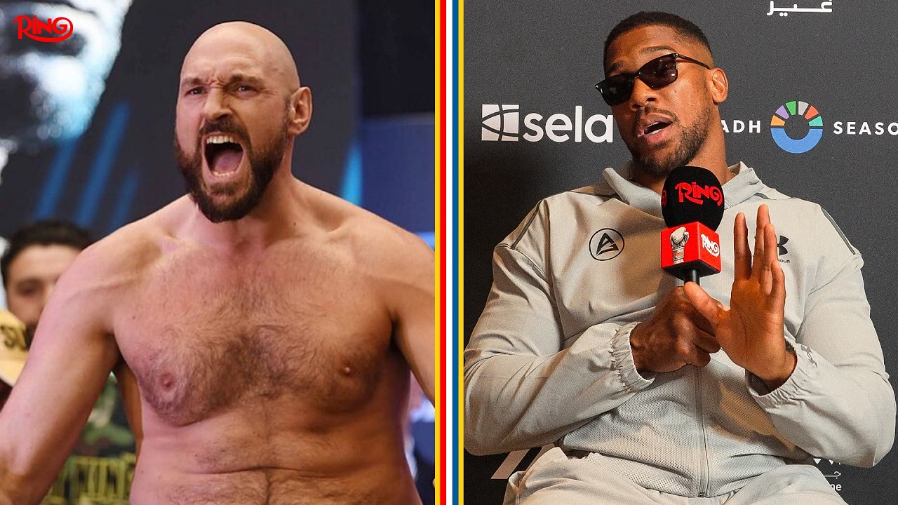 "THAT'S RUBBISH!" Anthony Joshua EXCLUSIVE Interview: Hits Back at Tyson Fury Mentality background