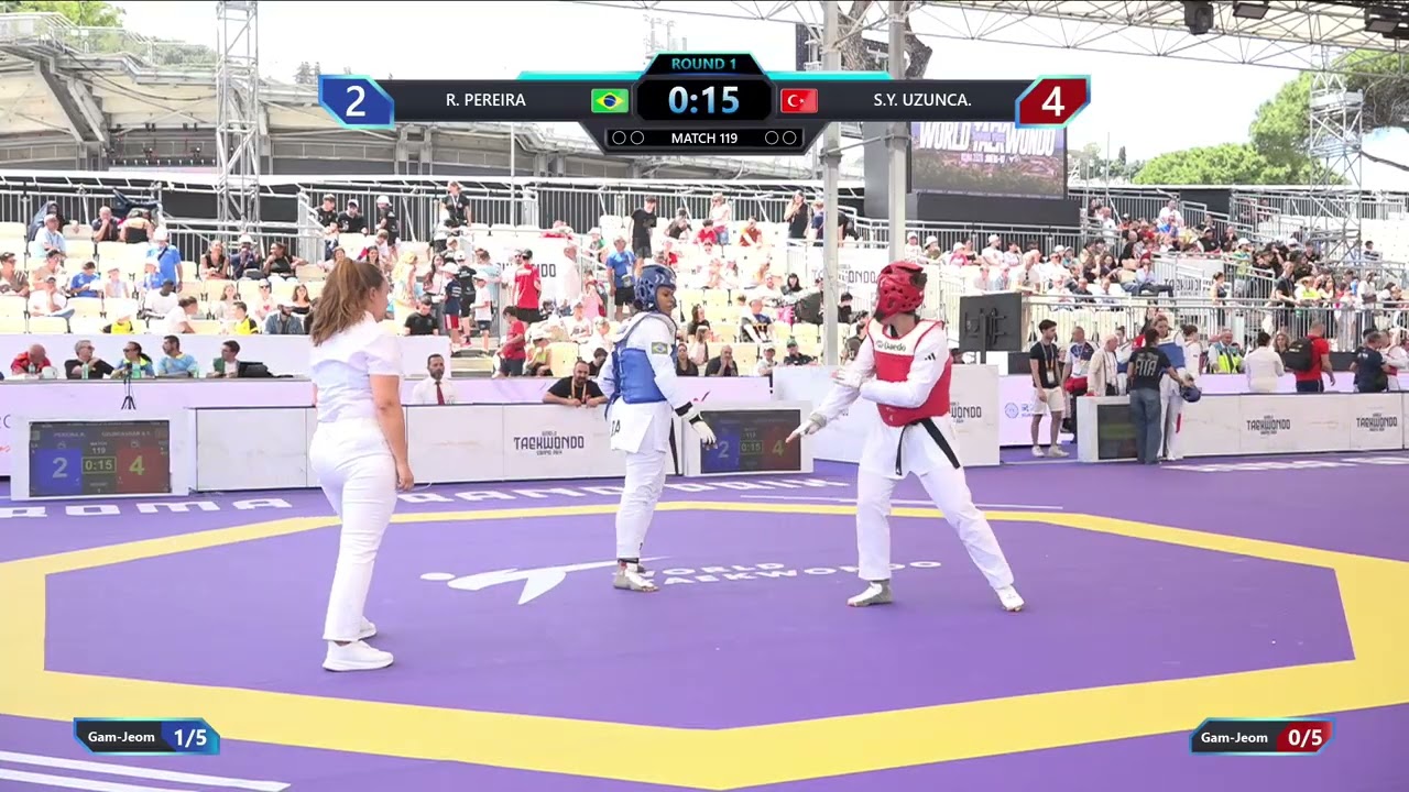 119 Round of 16 Women +67kg BRA R PEREIRA TUR S Y UZUNCA PGM