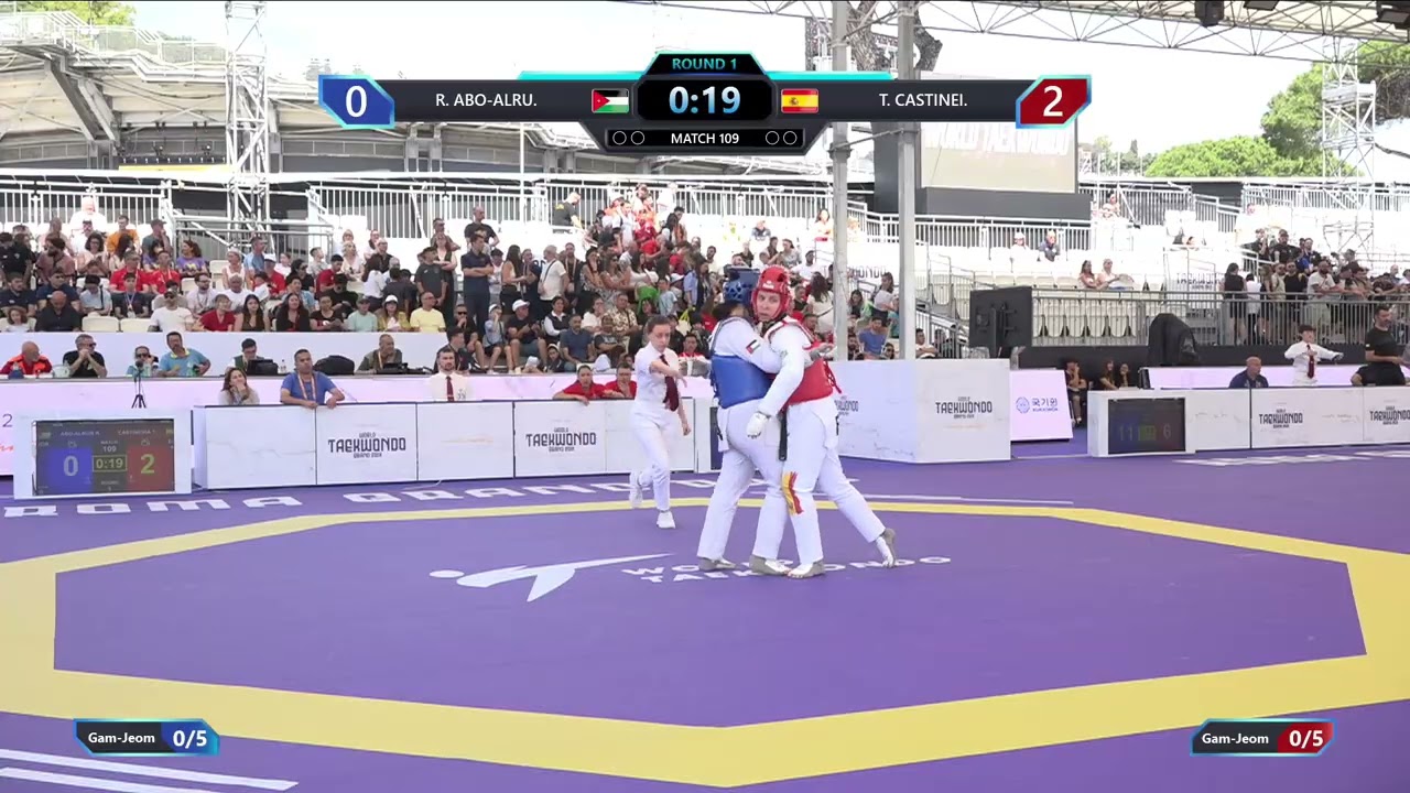 109 Round of 32 Women +67kg JOR R ABO ALRU ESP T CASTINEI PGM