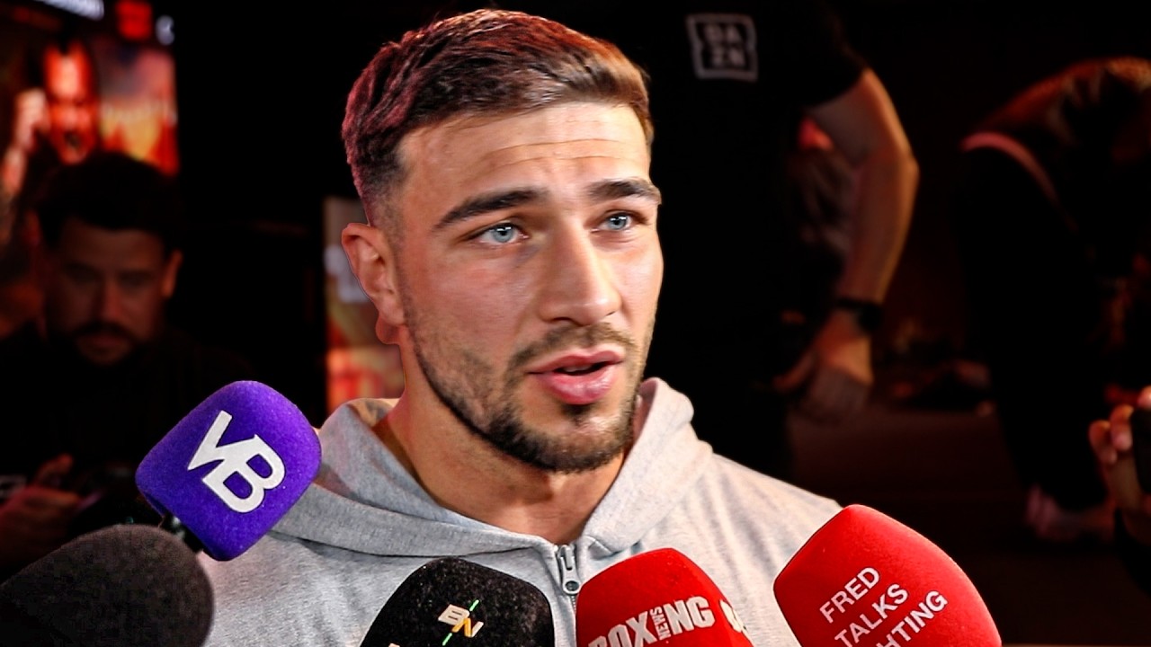 Tommy Fury REACTS to Darren Till AMBUSH during Press Conference
