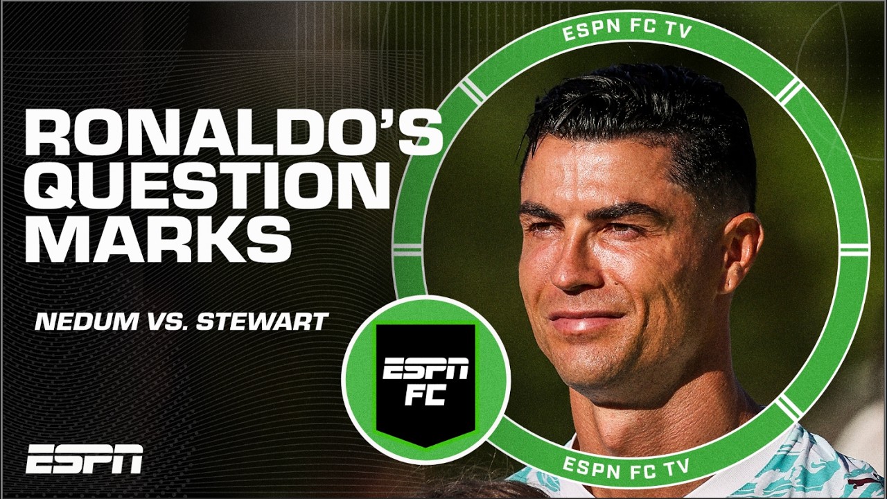 Cristiano Ronaldo’s role with Portugal DIVIDES the ESPN FC crew 😮 background