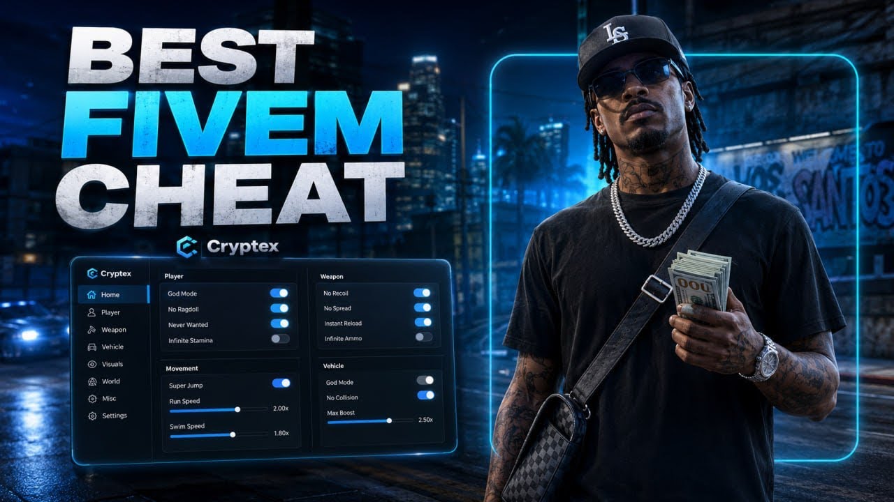 I Used The Best Free FiveM Cheat in 2026 And Its Insane! Undetected Mod Menu
