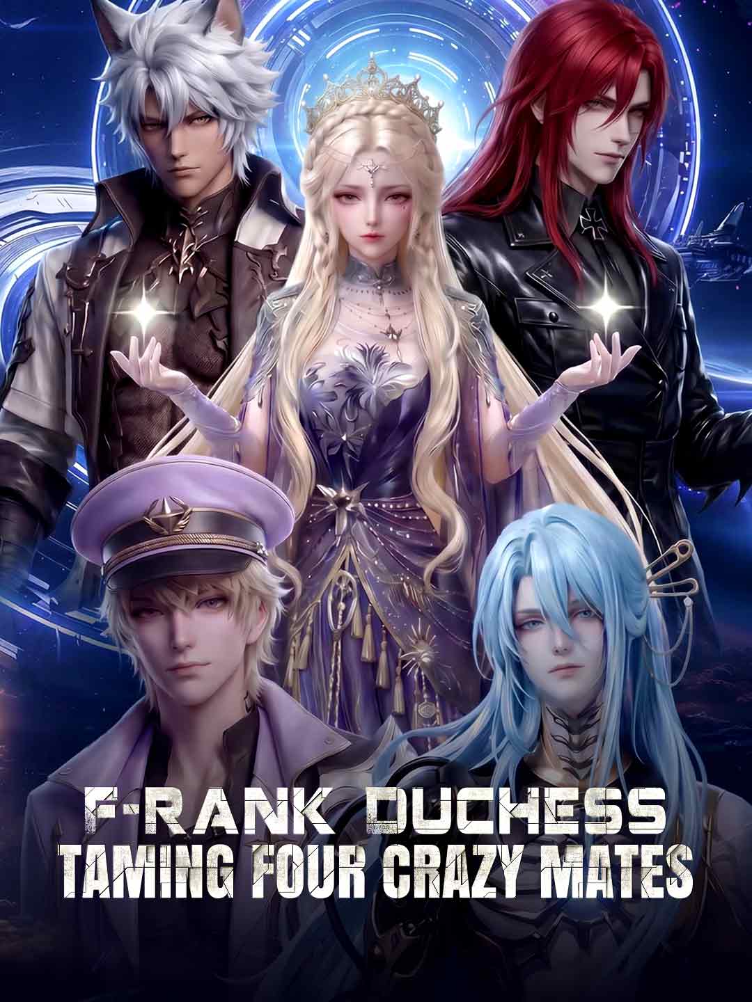 F-Rank Duchess Taming Four Crazy Mates poster - similar to Rules Broken! She Hacked Back!