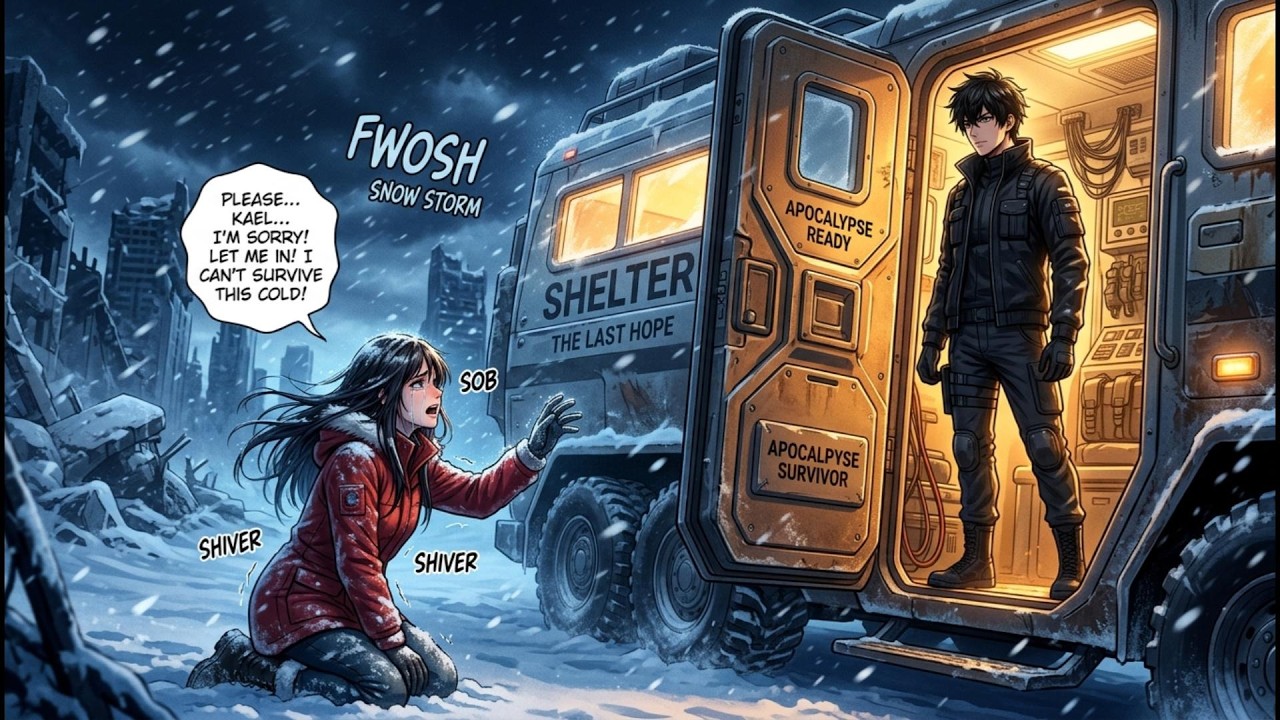 Reborn in the apocalypse, I bought a wrecked RV, triggered a unique system, and my ex cried! background