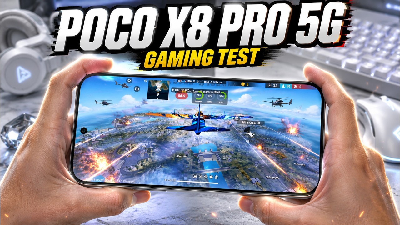 POCO X8 PRO test game Free Fire Mobile | Dimensity 8500-Ultra, 120Hz AMOLED