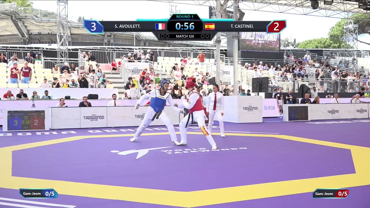 120 Round of 16 Women +67kg FRA S AVOULETT ESP T CASTINEI PGM