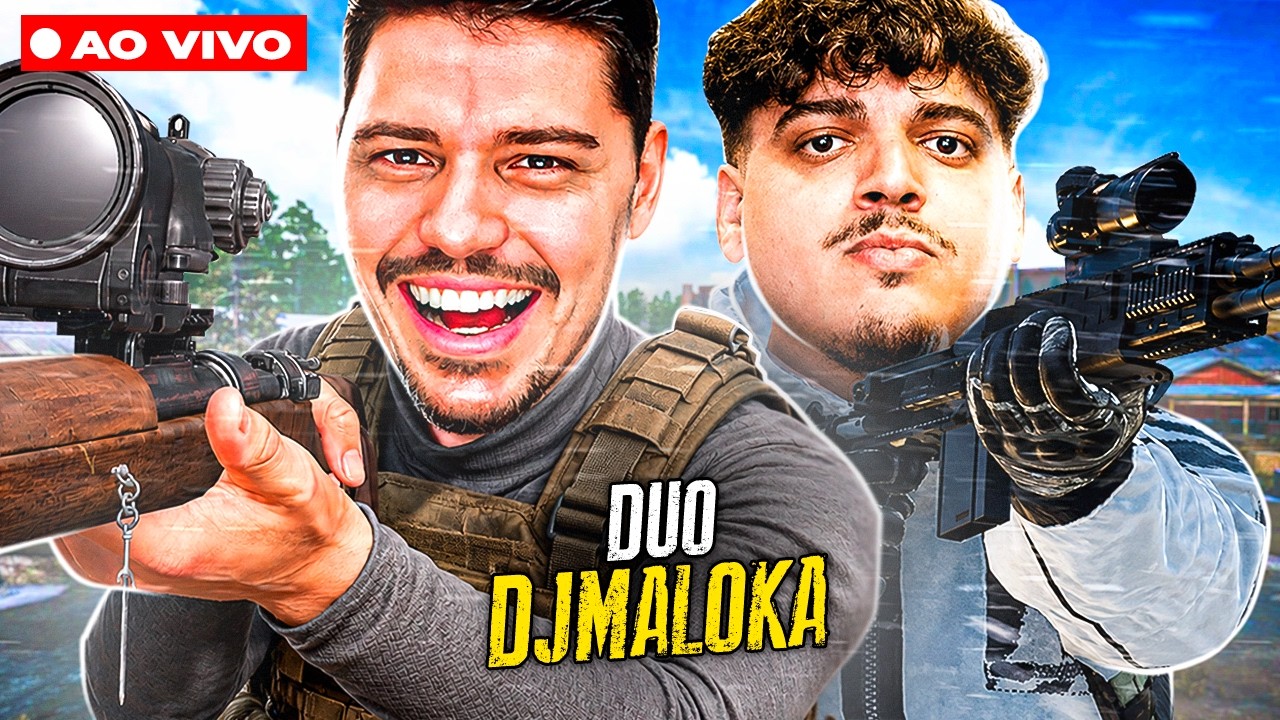 Duo DjMaloka no PUBG π΄ NETENHO AO VIVO π΄