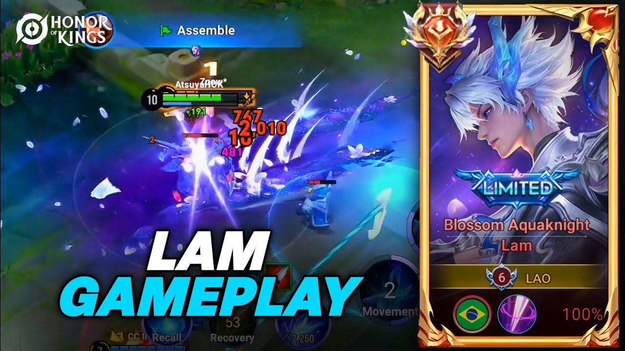 LAM TAKES OVER THE ENTIRE GAME - BUILD TOP 1 GLOBAL - HONOR OF KINGS