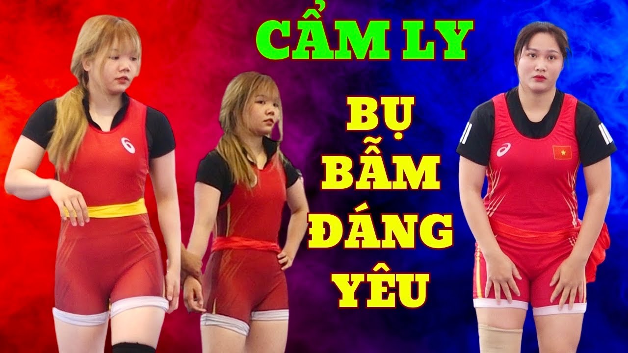 CHÈ THÁI-GÁI TUYÊN CẨM LY ƠI SAO MÀ XINH THẾ,Đấu Vật Nữ, Girl's Wrestling ground technique.