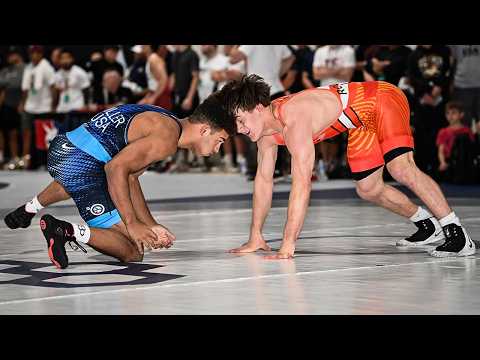 Melvin Miller vs Landon Robideau | 2026 U20 World Team Trials Finals backdrop