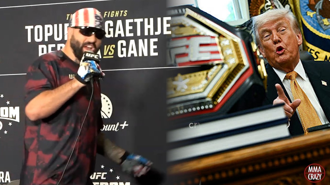 Josh Hokit "throw the CUP at Donald Trump !" plans to outdo Derrick Lewis post fight celebration
