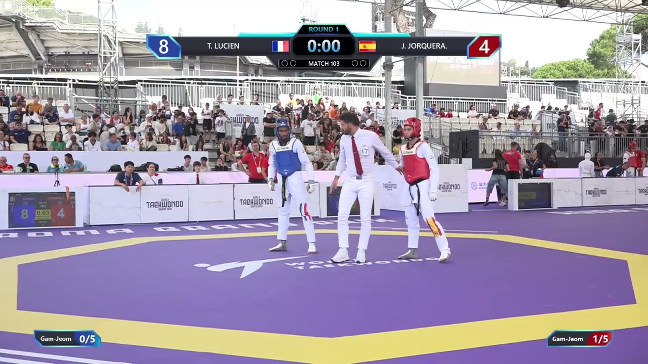 103 Round of 32 Men 68kg FRA T LUCIEN ESP J JORQUERA PGM