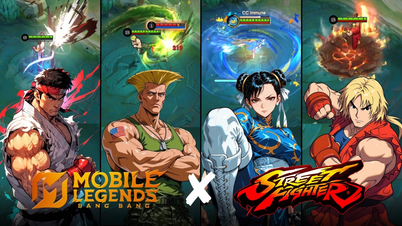 MLBB x Street Fighter Collab LEAKED! 😱 All Upcoming Skins, Effects & Animations