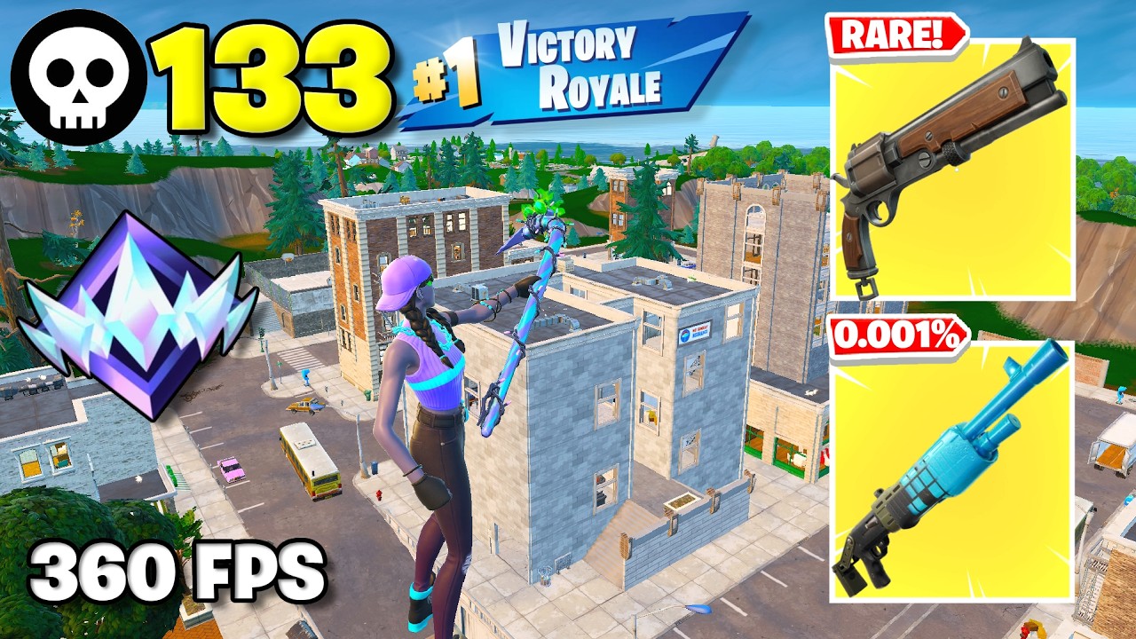 133 Elimination Solo "RELOAD” Gameplay Wins (Fortnite Chapter 7 Season 3 PS5 Controller)