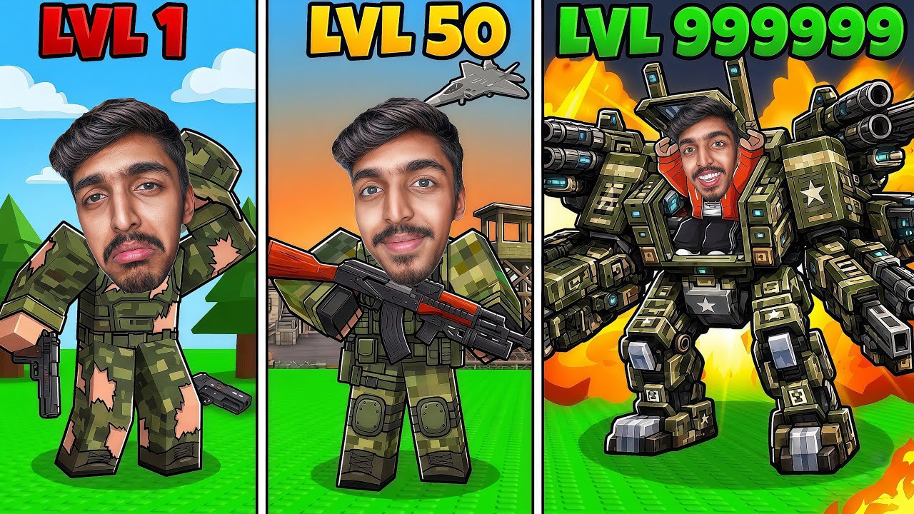 Roblox But We Can Become Every Military Soldier..