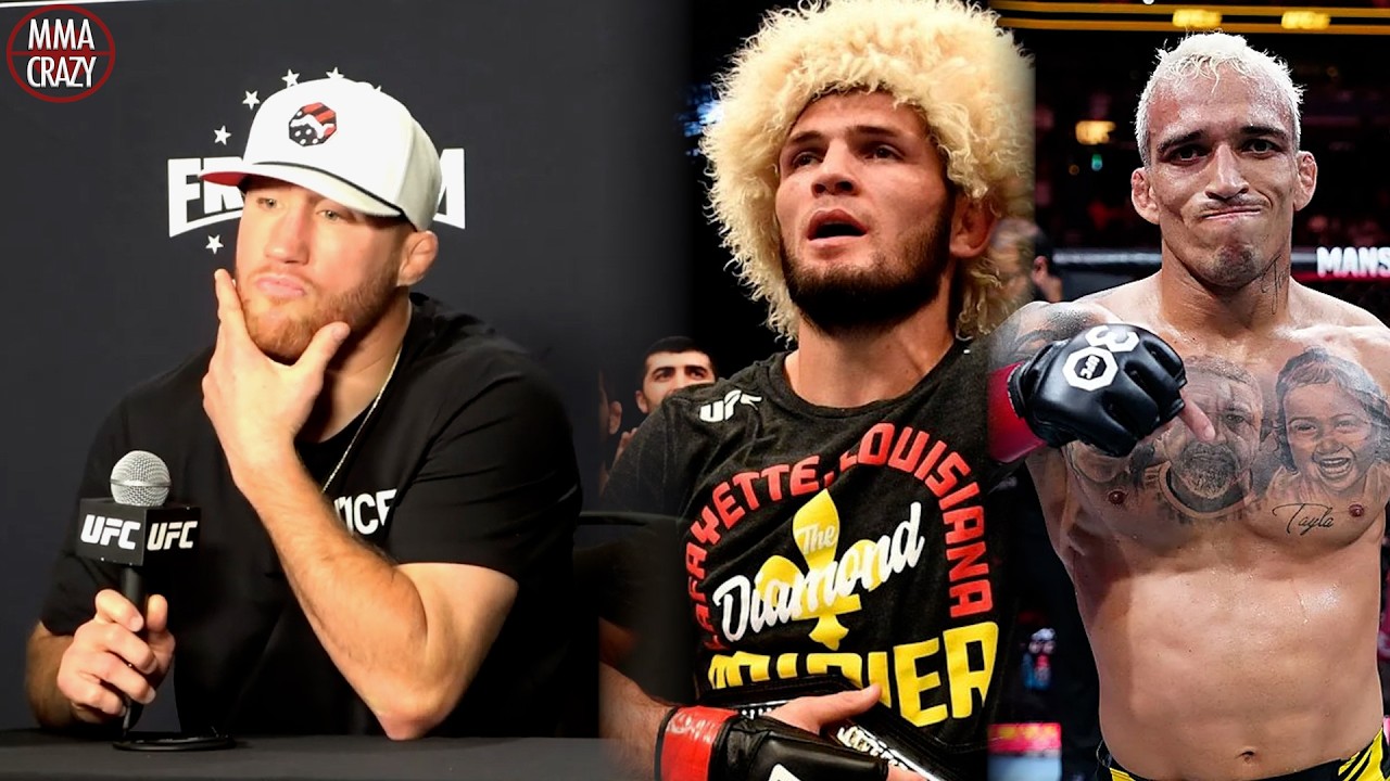 Justin Gaethje compares Ilia Topuria to Khabib Nurmagomedov & Charles Oliveira