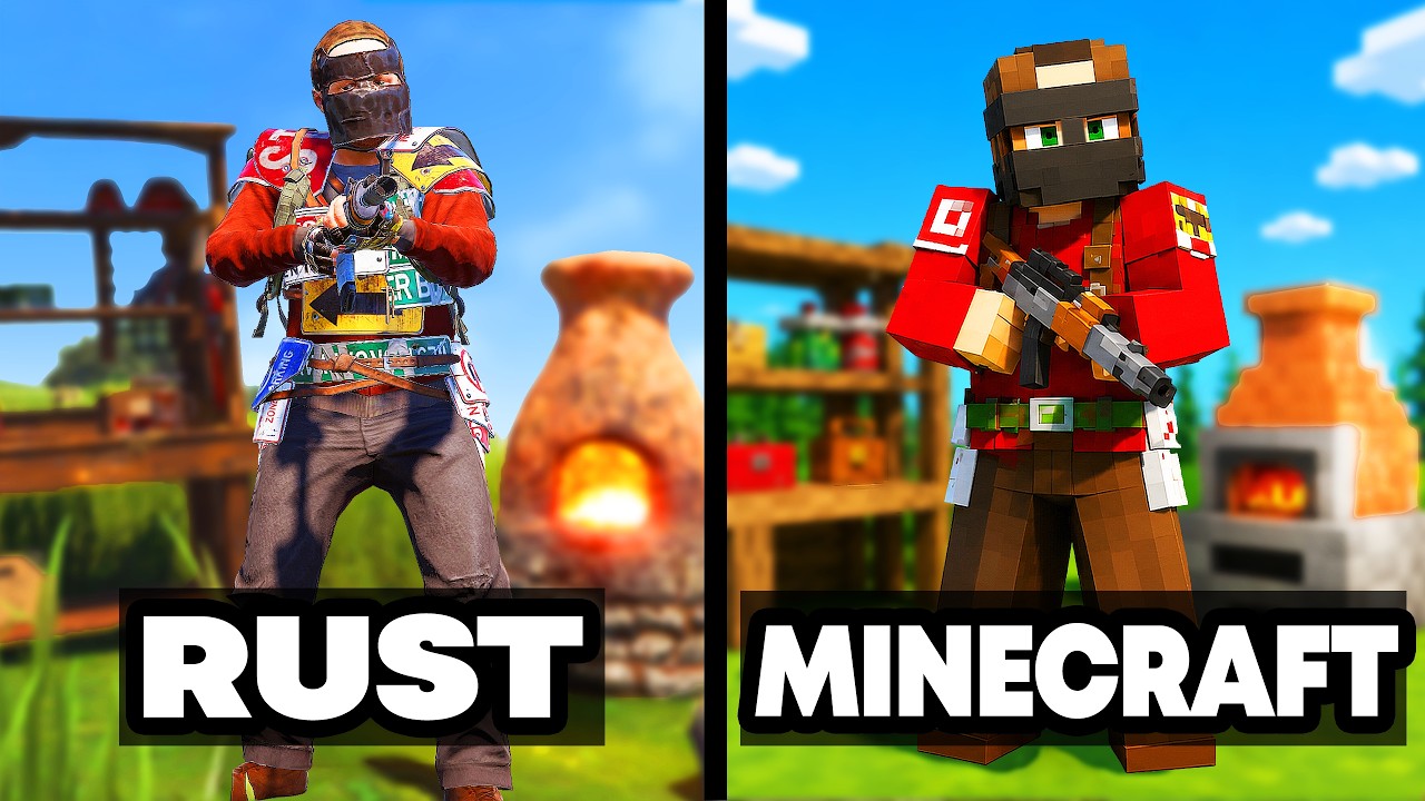 Rust in Minecraft Is Actually Insane
