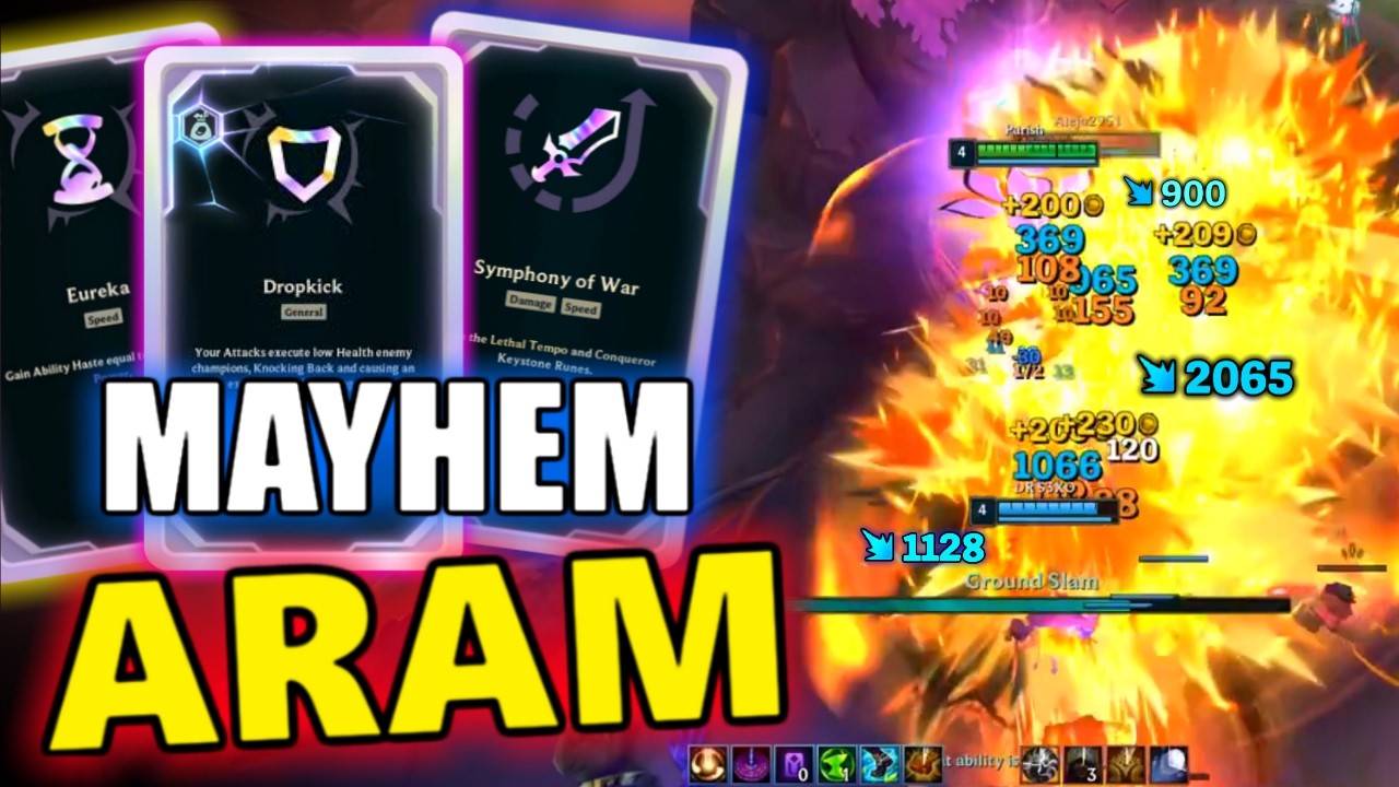 ARAM MAYHEM 20 Minutes LoL FUN MONTAGE #583