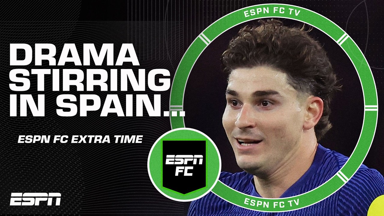Is Julian Alvarez WORTH THE DRAMA between Atleti, Barca and Real Madrid!? ЁЯЪи | ESPN FC Extra Time background