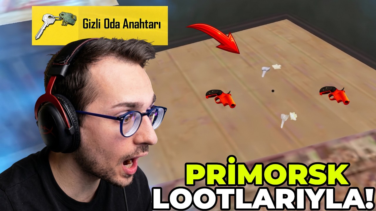 PRİMORSK LOOTLARIYLA! (2 FİŞEK + 2 GİZLİ ODA ANAHTARI ÇIKTI) PUBG MOBILE