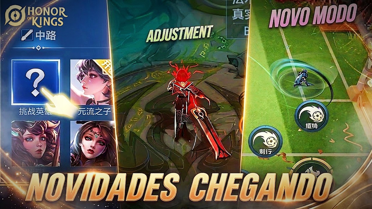NOVO MODO DE JOGO, AJUSTE NO LIXIN E LANGBAO ASSISTANT! NOVIDADES NO TESTE SERVER DO HONOR OF KINGS