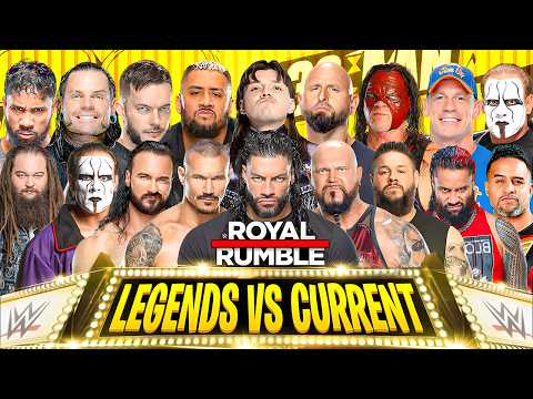 WWE 2K26 Royal Rumble 30 Superstars Intense Battle! background