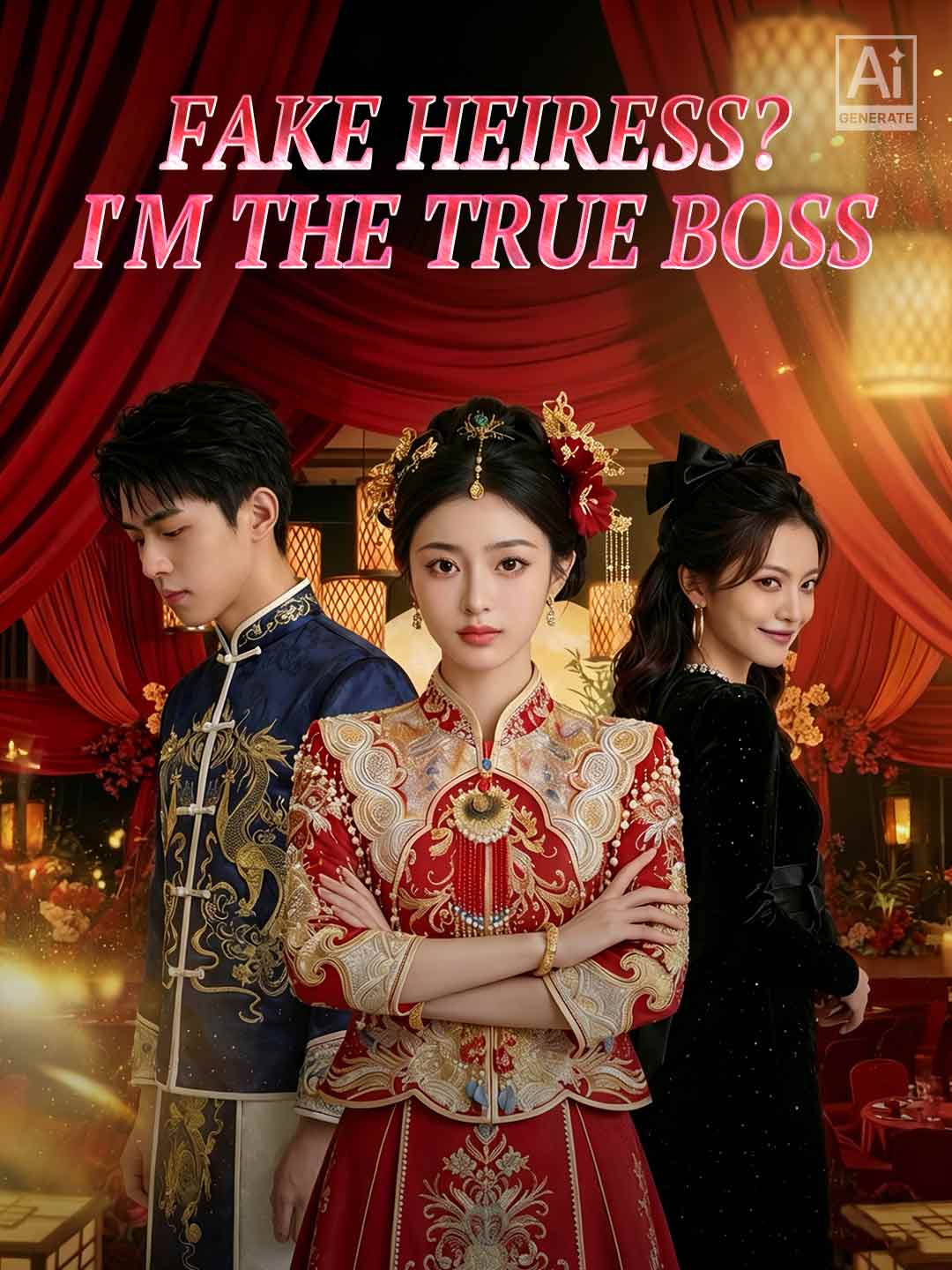 Fake Heiress? I'm the True Boss poster - similar to Rules Broken! She Hacked Back!
