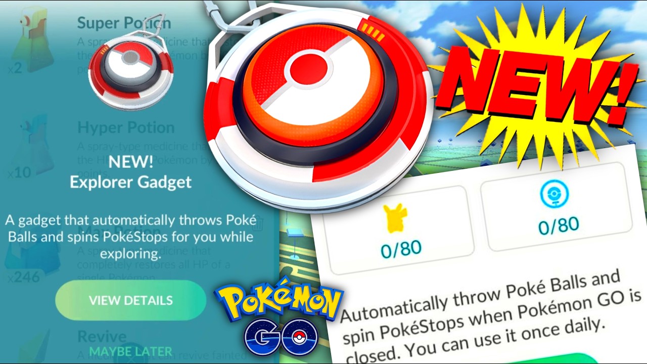 *NEW IN GAME AUTO CATCHER EXPLORER GADGET ROLLING OUT WE HAVE THE DETAILS* Pokemon GO news