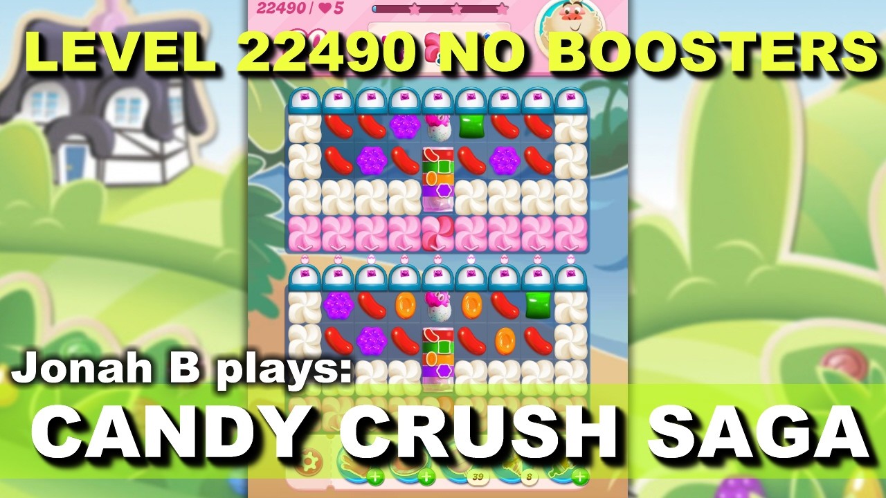 Candy Crush Saga Level 22490 No Boosters