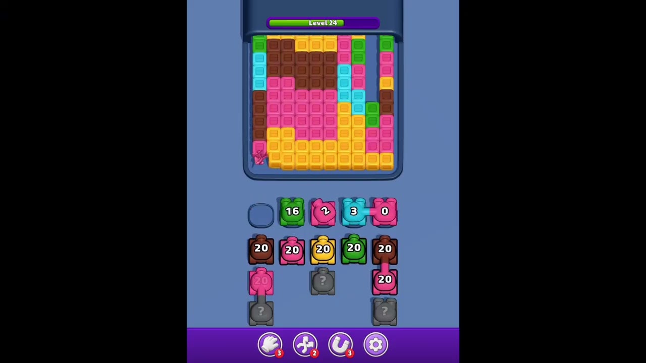 Color Block Crush Updated Levels 21-22-23-24-25-26-27-28-29-30