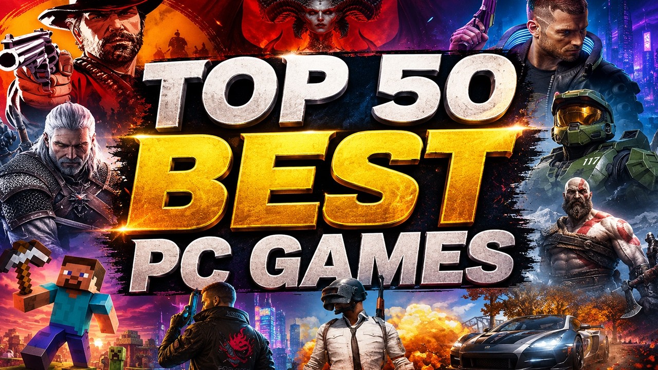 top 50 most popular pc games ever 2026