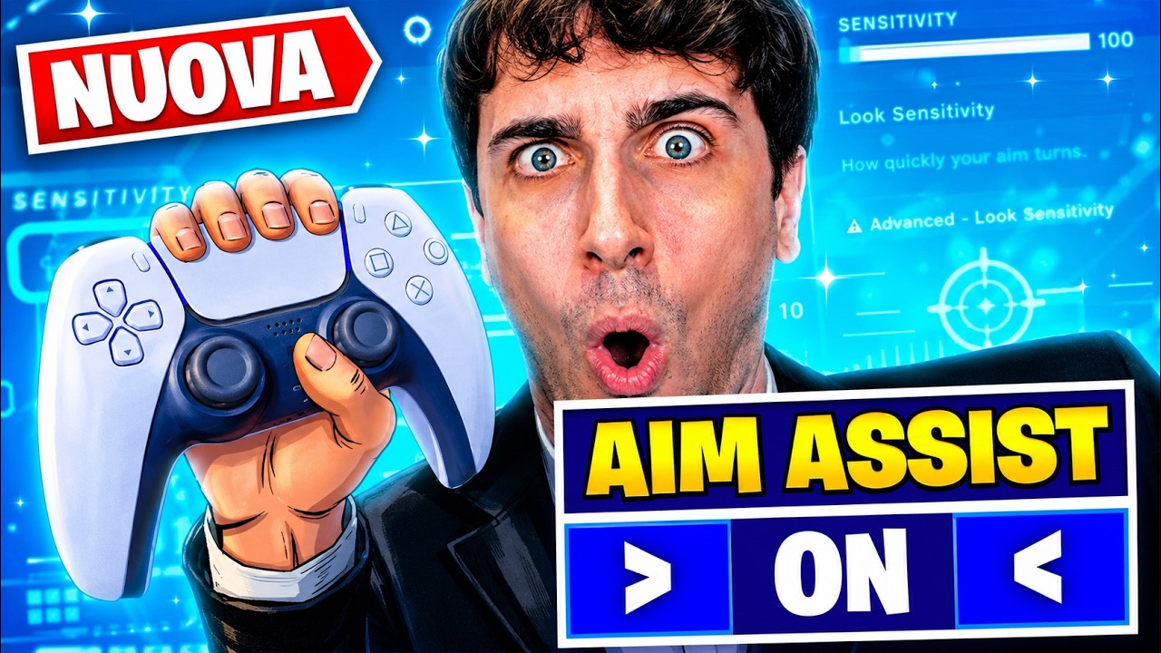 Provo la NUOVA MIRA ASSISITITA da PAD! *Sembra un CHEAT!* Fortnite ITA