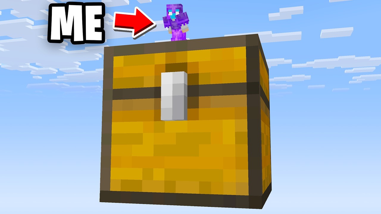 Minecraft, But It's GIANT Chests...