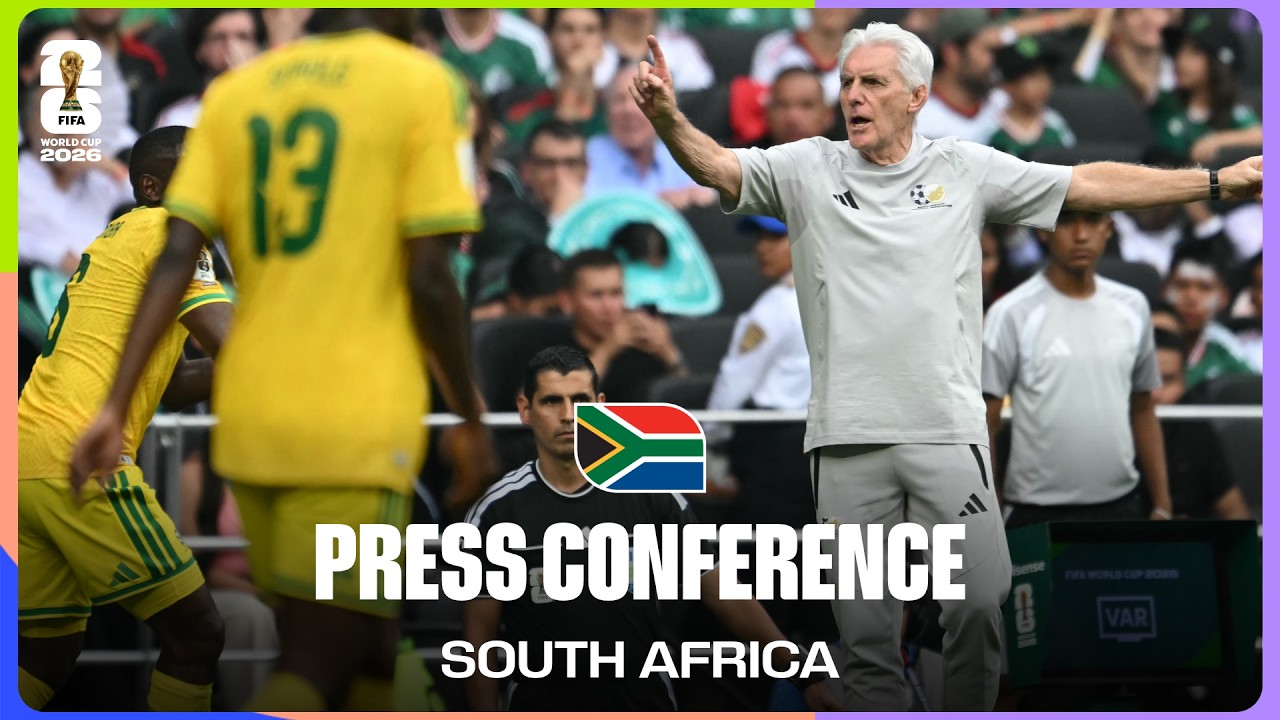 Post-Match Press Conference: South Africa Coach Hugo Broos After 2-0 Loss To Mexico (11 June) background