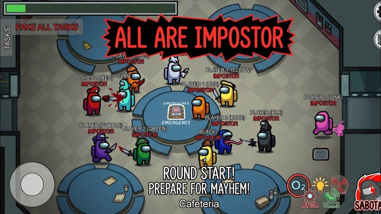 Among us gameplay all is imposter live