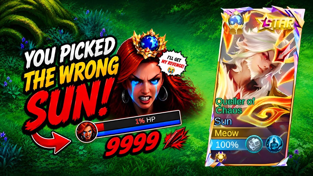 YOU PICKED THE WRONG SUN! SHE CHASED ME ALL GAME AND REGRETTED IT! π±