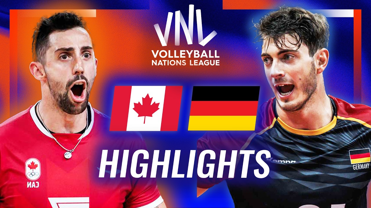 Canada π¨π¦ vs. Germany π©πͺ - Highlights | Week 1 | Men's VNL 2026