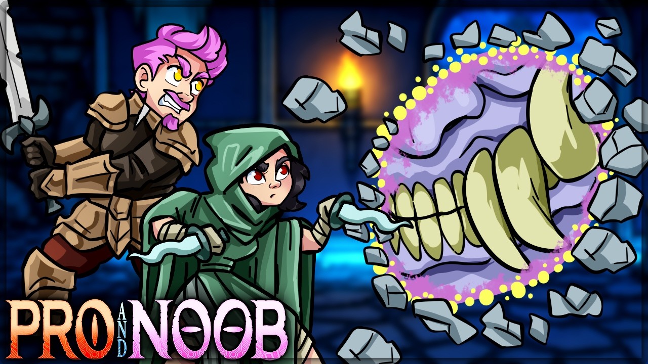 ATTACK THE BUILDING - Pro and Noob VS Slay the Spire 2! (Best Gameplay) background