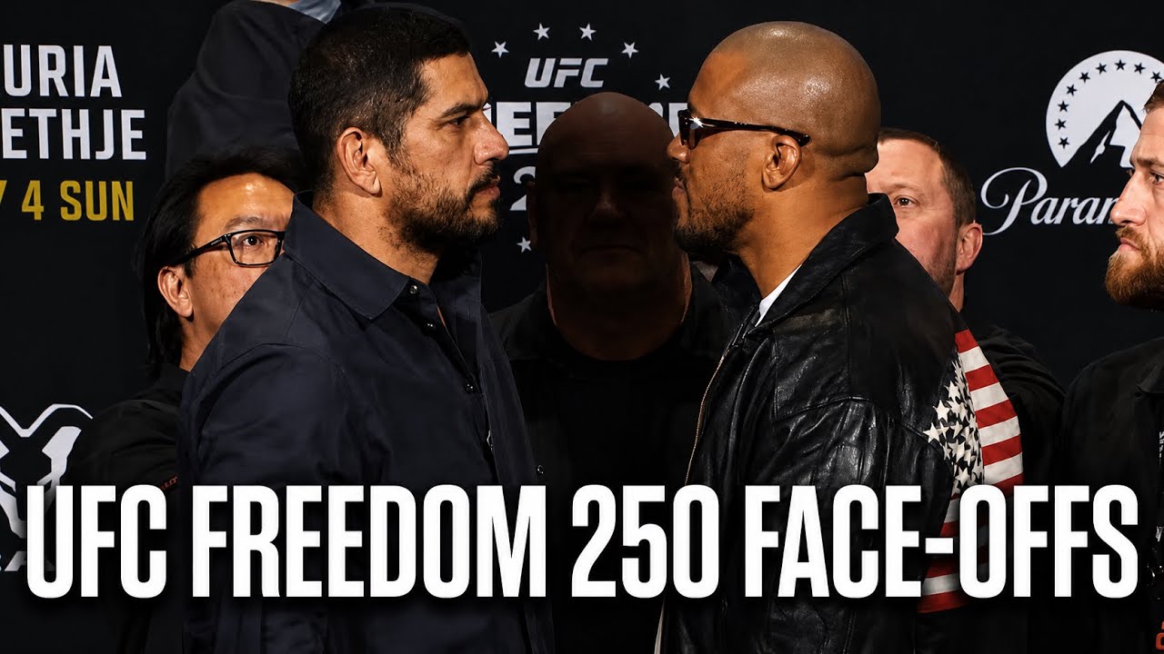 UFC Freedom 250 Face Offs