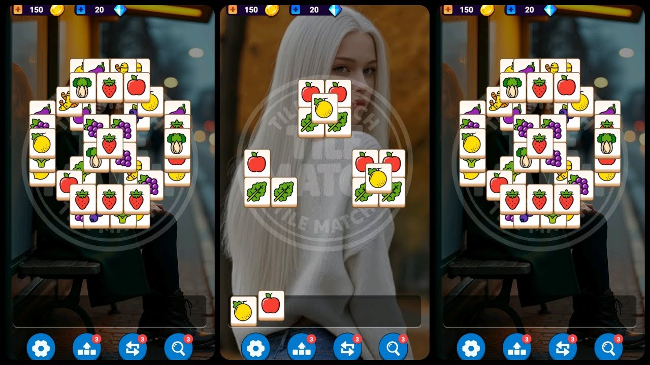 Goddess 3 Tiles: Relax Gameplay