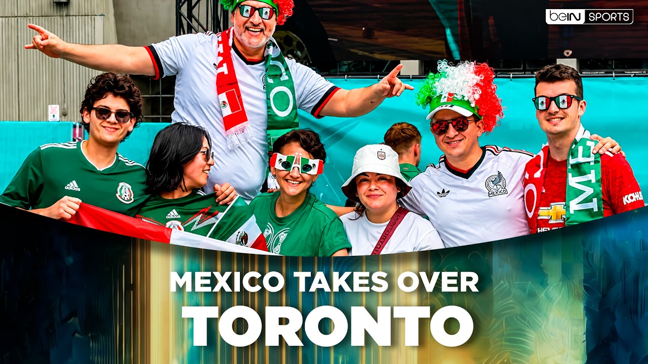 Mexico Fans Bring the Party to Toronto Ahead of World Cup Clash 🇲🇽🔥