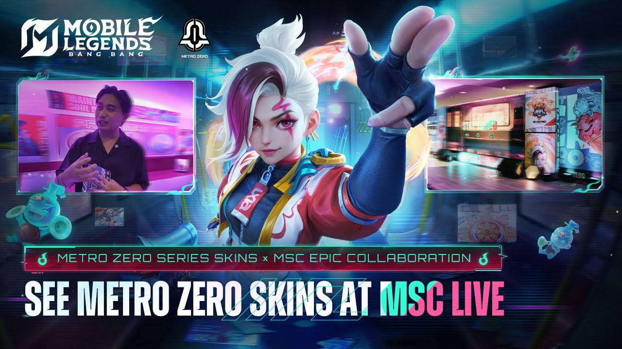 Metro Zero Series Skins × MSC Epic Collaboration | Mobile Legends: Bang Bang background